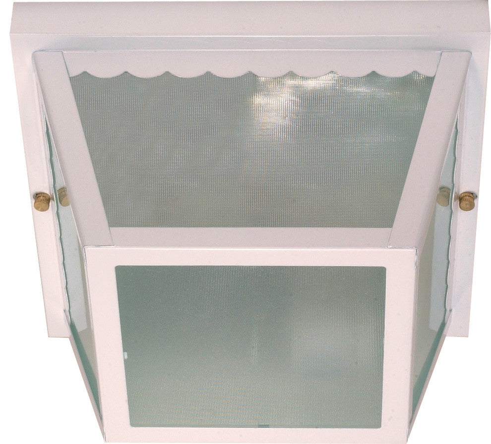 Nuvo 2-Light Incandescent Outdoor Light Fixture, White