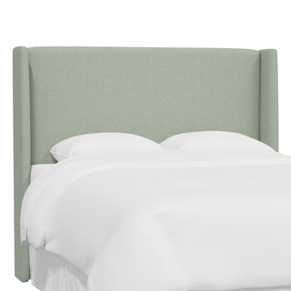 California King Wingback Headboard, Zuma Seafoam