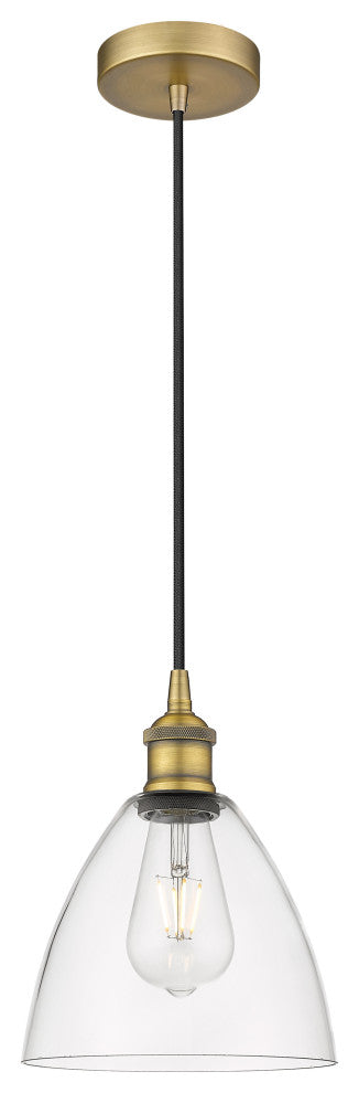 Innovations 616-1P-BB-GBD-752 1-Light Mini Pendant, Brushed Brass