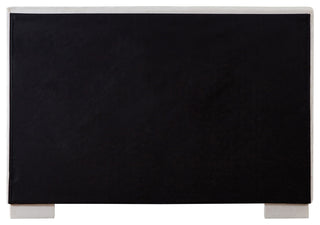 Paxton Chenille Fabric Upholstered Bed, Cream, King