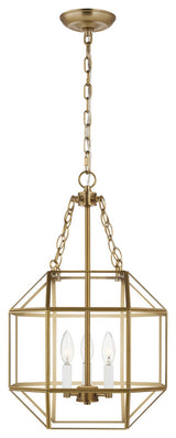 Visual Comfort Studio 5179403-848 3-Light Lantern, Morrison