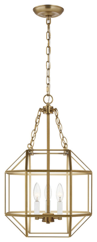 Visual Comfort Studio 5179403-848 3-Light Lantern, Morrison