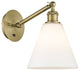 Innovations 317-1W-AB-GBC-81 1-Light Sconce, Antique Brass