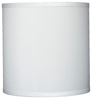 Classic Drum Faux Silk Lamp Shade, Off White, 10"