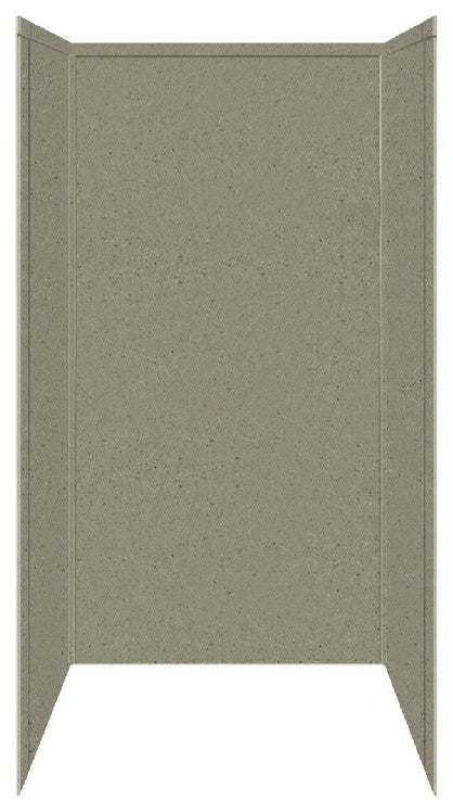 Transolid, Shower Surround, Peppered Sage, 36"x48"x72"