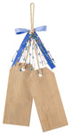 24"H Wooden Hanukkah  Doorknob Hanging Decor
