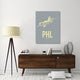 "PHL Philadelphia Poster 1" Fine Art Print