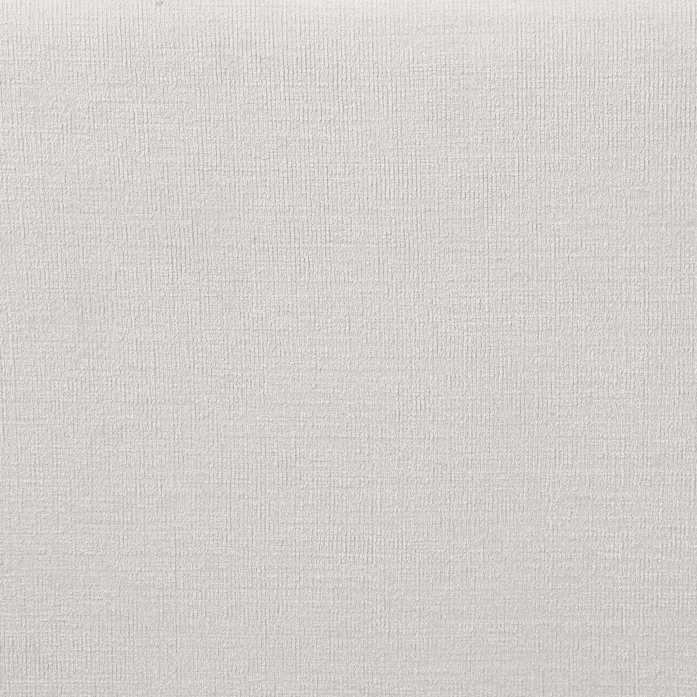 Dante Modular Loveseat Upholstered, Genuine Belfast Fabric, Light Gray
