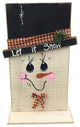 Farmhouse Double Sided Scarecrow and Snowman, Small