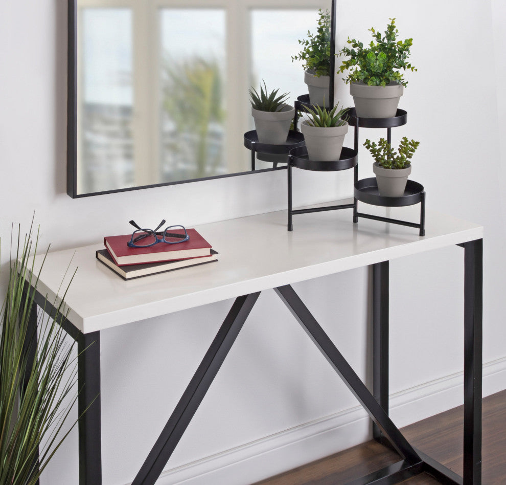 Finn Tiered Tabletop Planter, Black
