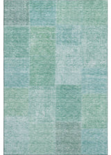 Premium Machine Washable Mayfield AMF664 Teal 8' x 10' Rug