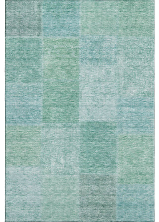 Premium Machine Washable Mayfield AMF664 Teal 8' x 10' Rug