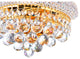 Empire 2 Light Wall Sconce With Gold Finish