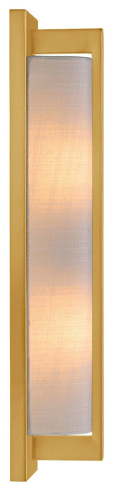 Newell 2-Light Wall Sconce, Warm Brass