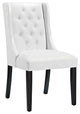 Baronet Vinyl Dining Chair White