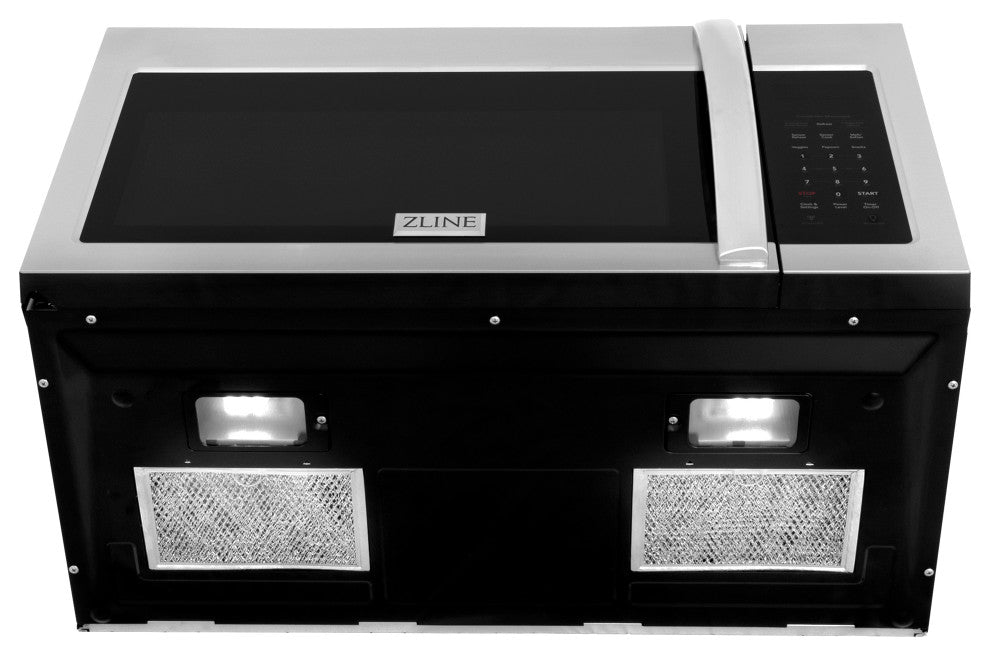 ZLINE 30" Over the Range Microwave, Stainless Steel With 2 Charcoal Filters