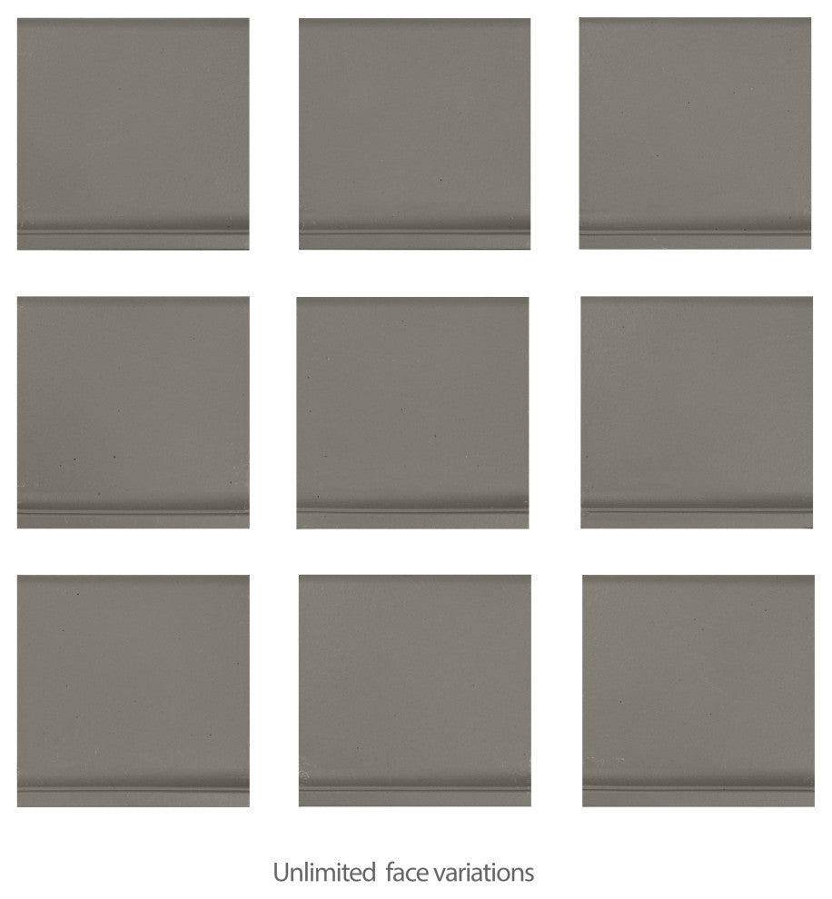 Quarry Cove Base Grey II Ceramic Floor and Wall Trim