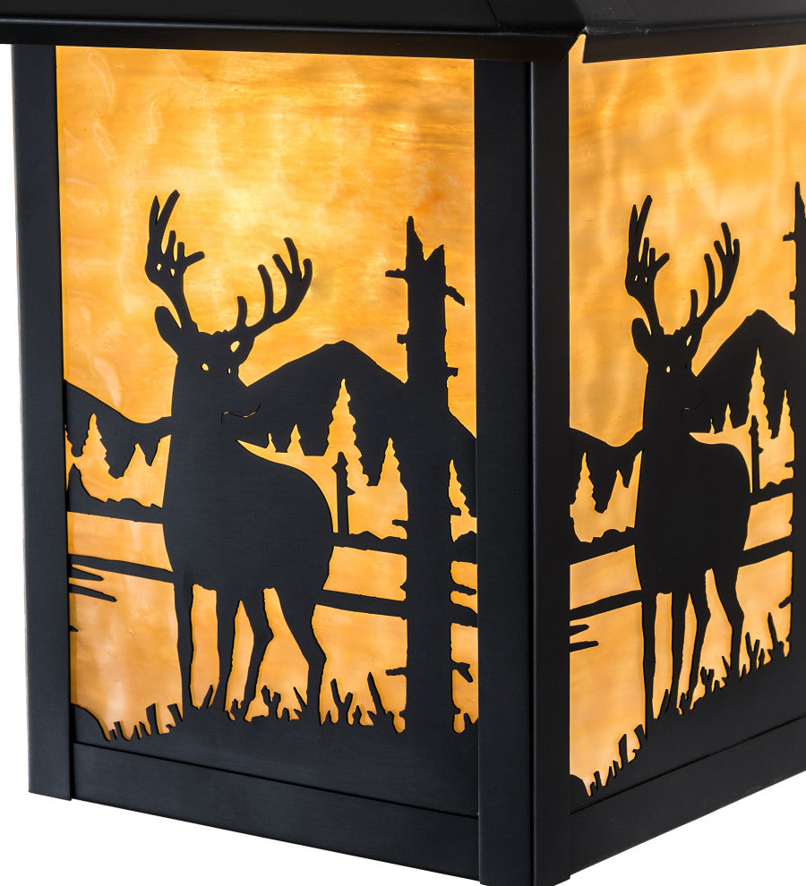 12 Wide Seneca Deer Creek Hanging Wall Sconce