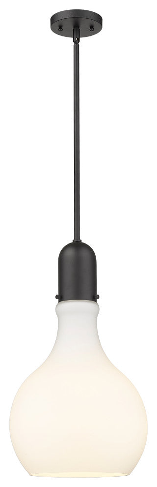 Innovations Lighting 492-1S-BK-G581-12-LED 1 Light 11.75" Mini Pendant