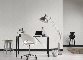 Plain Textured Wallpaper, Random Grainy Spots, 374164, Gray Silver White, 1 Roll