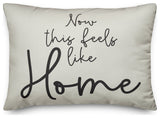 White Feels Like Home 14x20 Indoor/Outdoor Pillow