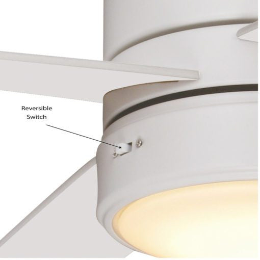 Erie 52-in. Ceiling Fan Matte White