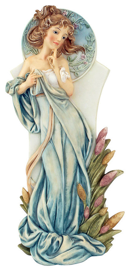 Spring Art Nouveau Maiden Statue
