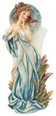 Spring Art Nouveau Maiden Statue