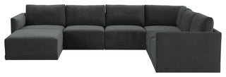 Willow Charcoal Modular Large Chaise Sectional