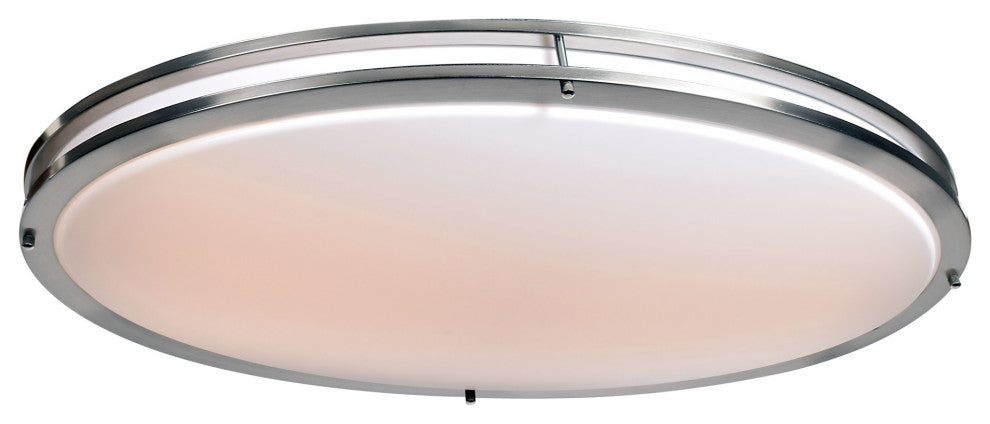 Access Lighting 20468LEDD/ACR Solero Oval 1 Light 32-1/2"W - Brushed Steel