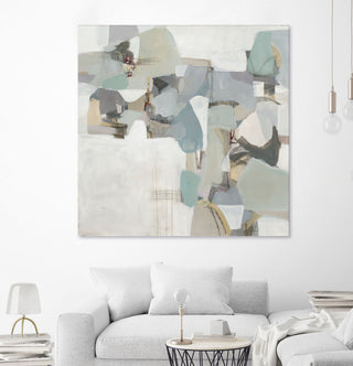 Glacier - 54 x 54 by Terri Burris