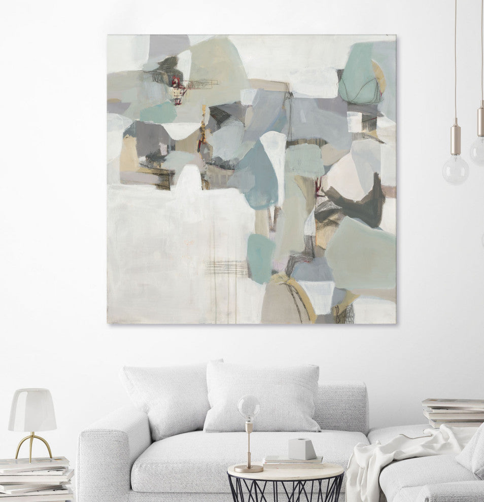 Glacier - 54 x 54 by Terri Burris