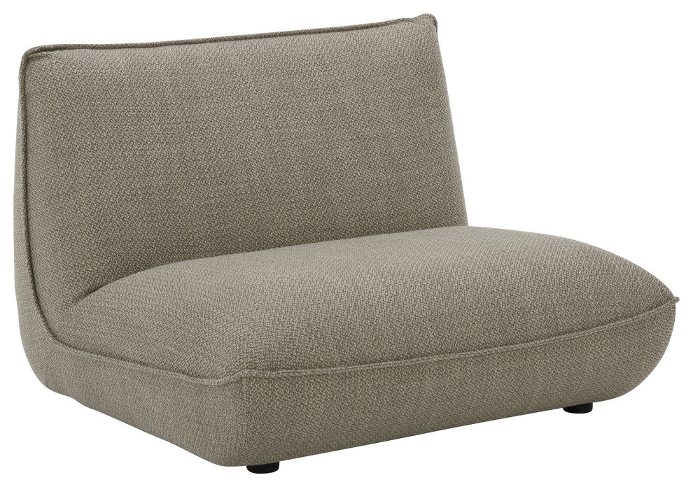 First of A Kind Zeppelin Slipper Chair Speckled Pumice