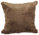 17" Jacquard Throw Pillow With Insert, Dainty Mocha