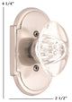 Palladian Plate Privacy Set - 2-3/8"