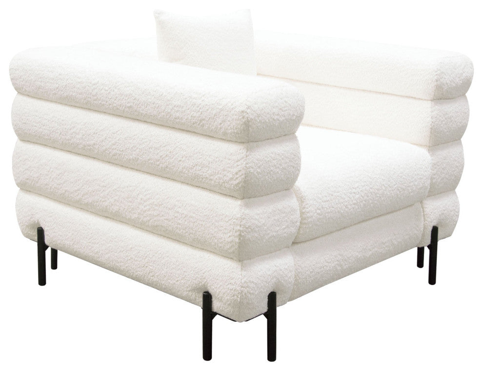Vox Tufted Chair, White