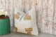 Akham Natural Embroidered Organic Silk Pillow