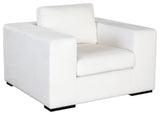 Muse Accent Chair in Mist White Performance Fabric by Diamond Sofa
