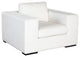 Muse Accent Chair in Mist White Performance Fabric by Diamond Sofa