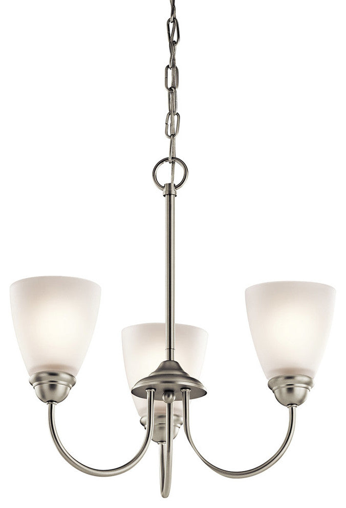 Kichler Jolie Three Light Mini Chandelier 43637NIL18