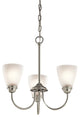 Kichler Jolie Three Light Mini Chandelier 43637NIL18