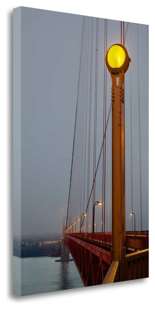 "Golden Gate Bridge - 50" By Alan Blaustein, Giclee Print on Gallery Wrap Canvas