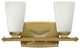 Hinkley Darby Two Light Vanity, Brushed Caramel