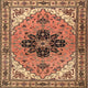 Ahgly Company Indoor Square Traditional Area Rugs, 7' Square