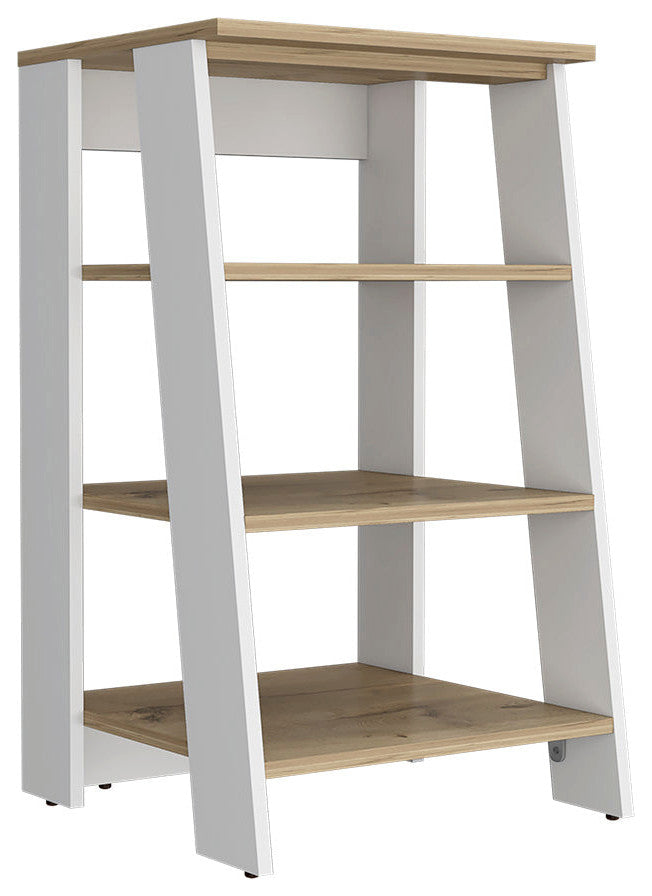 Linen Cabinet Jenne, Bathroom, Light Oak / White