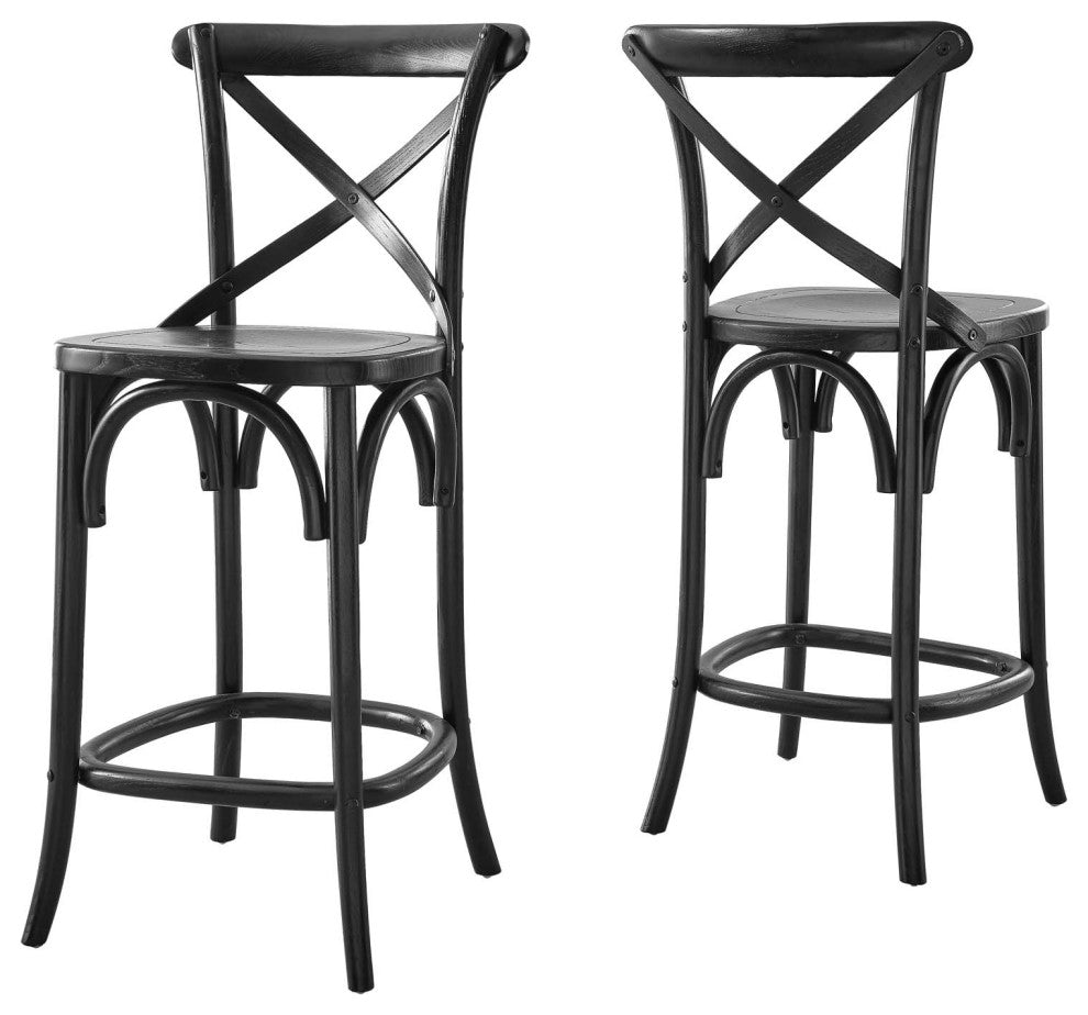 Gear Counter Stool, Black