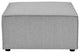 Lounge Sectional Sofa Set, Fabric, Gray, Modern, Outdoor Patio Cafe Bistro