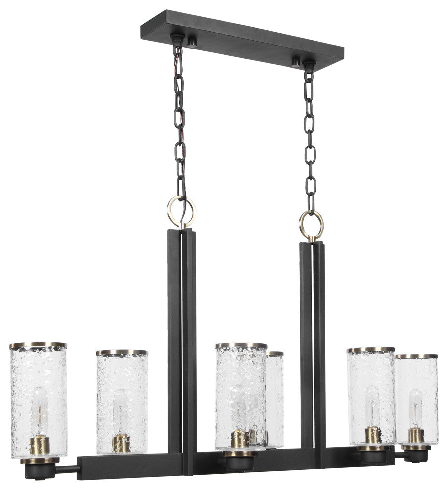 Uttermost Jarsdel 6 Light Industrial Island Light