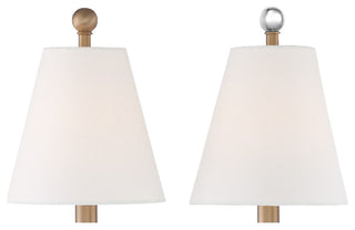 Riverdale 2 Light Aged Brass Wall Mount