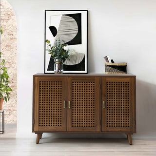 Alexis 3-Door Accent Cabinet, Espresso